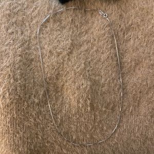 18 in Box Sterling Silver Necklace